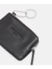 Liebeskind Berlin Leder-Münzbörse in Schwarz - (B)12,8 x (H)7,8 x (T)1 cm