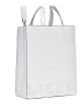 Liebeskind Berlin Skórzana torebka "Paperbag M" w kolorze białym - 29 x 34 x 15 cm