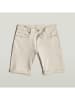 G-Star Jeans-Bermudas in Creme