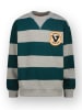 Vingino Sweatshirt "Nikos" in Türkis/ Grau