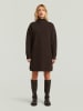 G-Star Wełniana sukienka w kolorze brązowym