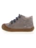 Naturino Leder-Lauflernschuhe "Cocoon" in Grau