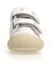 Naturino Leren sneakers "Cocoon" wit/zilverkleurig