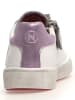 Naturino Leder-Sneakers "Annie" in Weiß/ Lila/ Silber