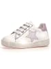 Naturino Leder-Sneakers "Annie" in Weiß/ Lila/ Silber