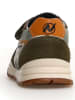 Naturino Sneakersy w kolorze oliwkowo-pomarańczowym
