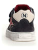 Naturino Leren sneakers "Hess" donkerblauw/rood