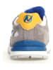 Naturino Leder-Sneakers "Daudi" in Grau/ Gelb/ Dunkelblau