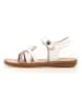 Naturino Skórzane sandały "Weveta" w kolorze białym
