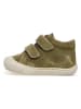 Naturino Skórzane buty "Cocoon" w kolorze khaki do nauki chodzenia