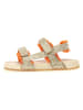 Naturino Leder-Sandalen "Bearis" in Orange/ Gold