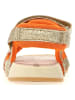 Naturino Leder-Sandalen "Bearis" in Orange/ Gold