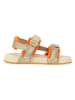 Naturino Leder-Sandalen "Bearis" in Orange/ Gold