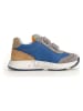 Naturino Leder-Sneakers "Jesko 2" in Grau/ Blau