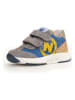 Naturino Leder-Sneakers "Jesko 2" in Grau/ Blau