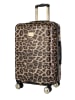 Puccini Hardcase-Trolley "Beverly Hills" in Braun/ Schwarz - (B)43,5x(H)67x(T)24,5 cm