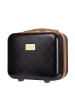 Puccini Beautycase "Saint Tropez" in Schwarz/ Hellbraun - (B)30,5 x (H)32 x (T)17,5 cm