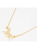 Ania Kruk Pozłacany naszyjnik z elementem ozdobnym - dł. 40 cm