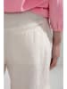 Josephine & Co Leinen-Cargohose in Creme