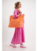 Josephine & Co Strandtasche in Orange/ Pink - (B)32 x (H)25 x (T)9 cm