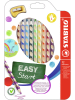 STABILO Ergonomische Buntstifte - Linkshänder "STABILO EASYcolors" - 12 Stück+Spitzer