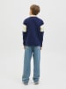 JACK & JONES Junior Poloshirt "Bro" in Dunkelblau/ Creme