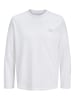 JACK & JONES Junior Longsleeve "College" in Weiß