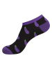 Lucky Socks 2-delige set: sokken  "Eggplant" zwart/paars