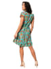 Aller Simplement Kleid in Türkis/ Bunt