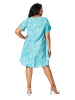 Aller Simplement Jurk turquoise