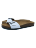 billowy Leren slippers wit