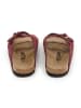billowy Leren slippers rood
