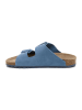 billowy Leren slippers blauw