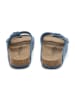 billowy Leren slippers blauw
