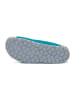billowy Leren slippers turquoise