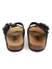 billowy Leren slippers zwart
