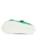 billowy Leren slippers groen