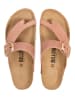 billowy Leren teenslippers roze