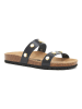billowy Leren slippers zwart