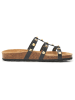 billowy Leren slippers zwart