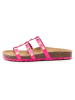 billowy Leren slippers roze