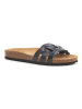 billowy Leren slippers zwart