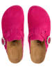 billowy Leren clogs roze