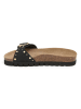 billowy Leren slippers zwart