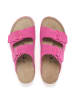 billowy Leren slippers roze