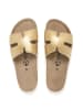 billowy Pantoletten in Gold