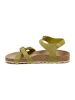 billowy Leren sandalen groen