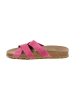 billowy Leren slippers roze