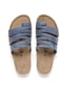 billowy Leren teenslippers blauw