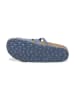 billowy Leren teenslippers blauw